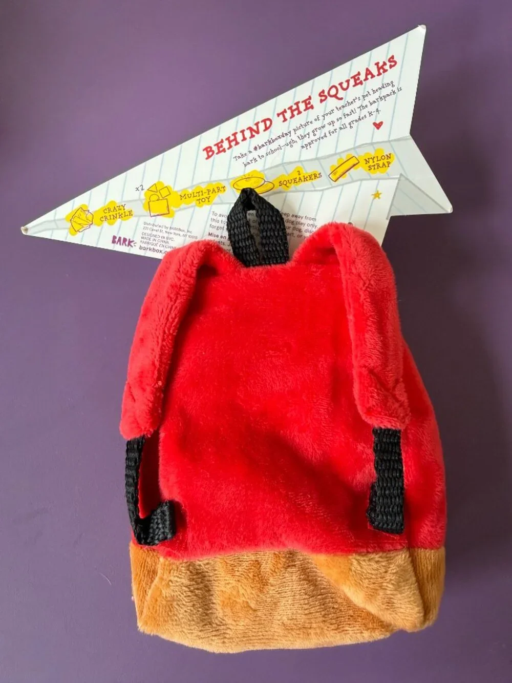 NWT! Bark | Barkpack toy